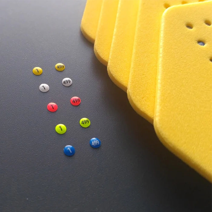 Dronningmerker 1–499 (5 års farger) + UV-lampe