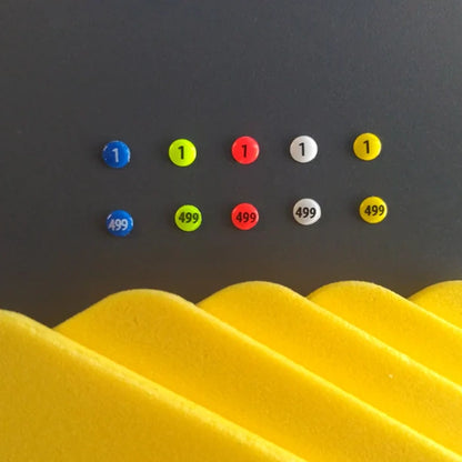 Dronningmerker 1–499 (5 års farger) + UV-lampe