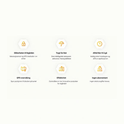 ControlBee GPS – sporing og beskyttelse av bigård