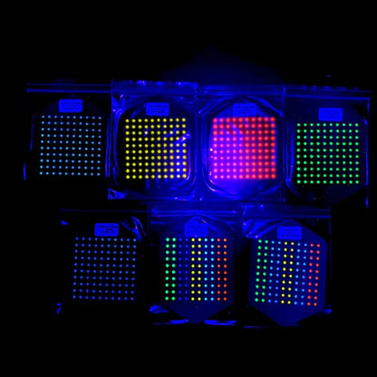 Dronningmerker 500–999 (5 års farger) + UV-lampe
